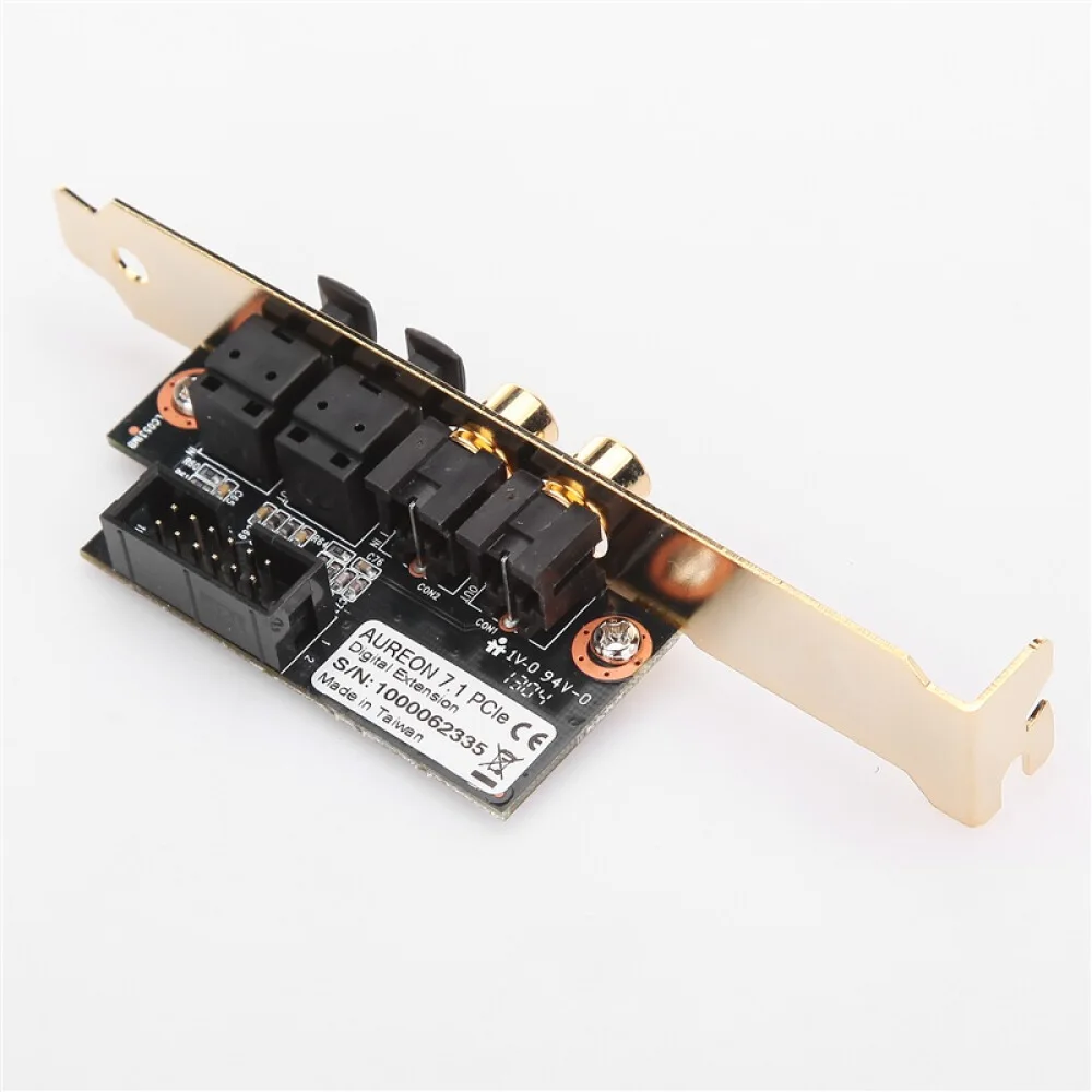 

TerraTec Aureon 7.1 PCI-E Sound Card With Listening/Recording Function Suitable For Home Theater/Music/Game Players 7.1 Channel