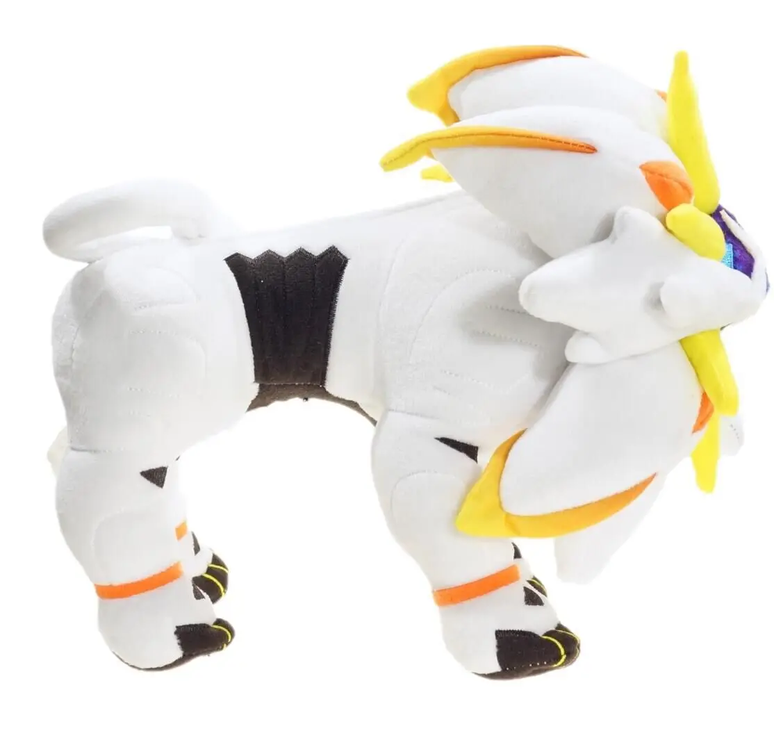 Mu&ntilde;ecos de peluche coleccionables de Pokemon Solgaleo, mu&ntilde;ecos de monstruo del sol, anime, juguetes de elfo para mascotas, regalos de cumplea&ntilde;os, regalos de navidad-2