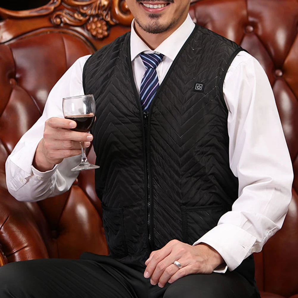 Зимний мужской пуховик унисекс с электрическим подогревом и регулировкой