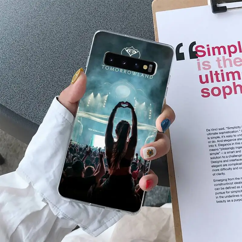 

TOMORROW For LAND Phone Case For Samsung Galaxy S10 S10e S8 S9 Plus S7 Edge Note10 9 8 Soft Transparent TPU Cove