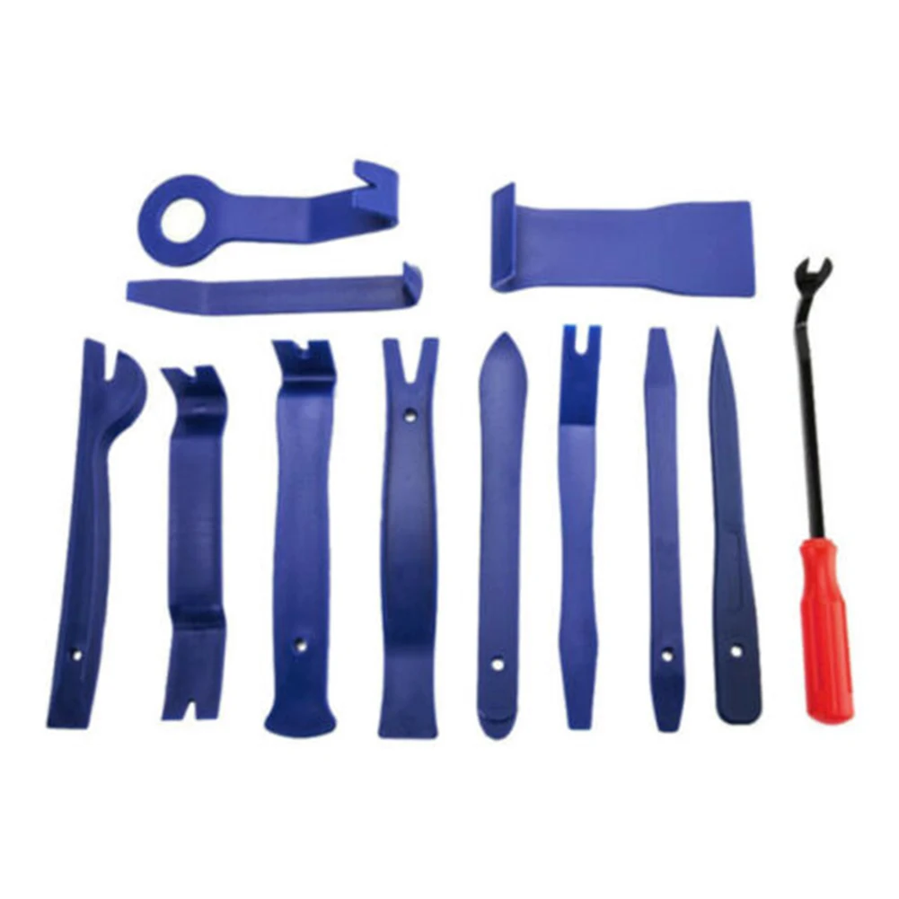 

12 Pcs Car Disassembly Tools Set Car Audio Door Trim Panel Clip Car Pull Lever Opening Tool Kit Dashboard Removal Repair Tools