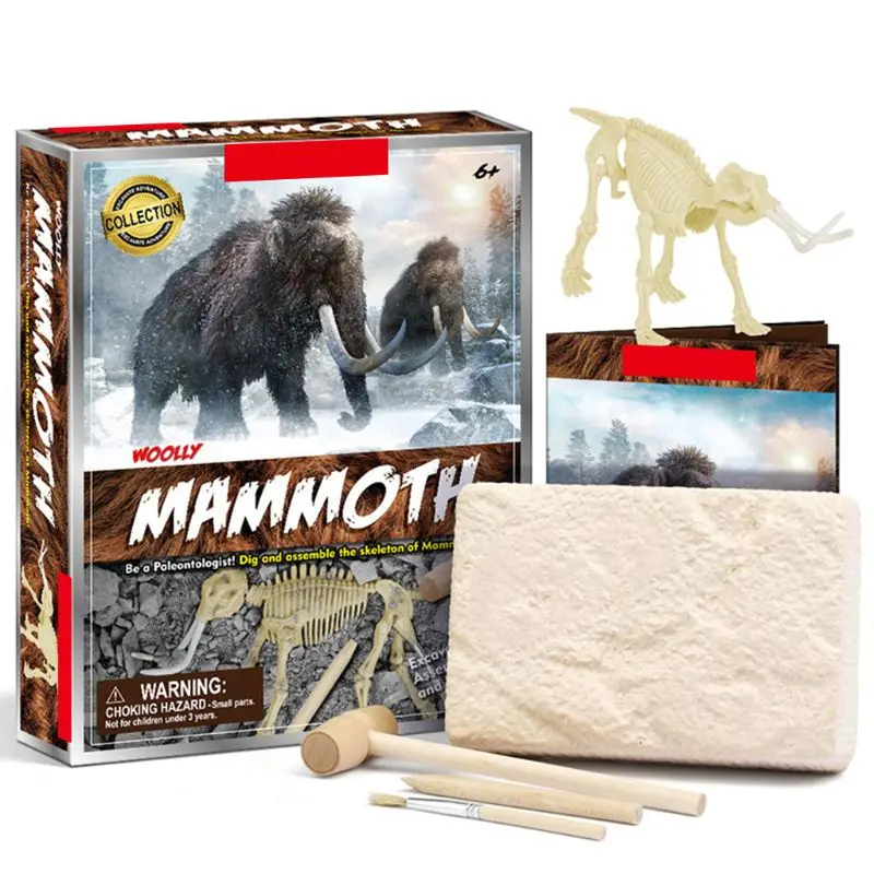 

DIY Dinosaur Crocodile Novelty Digging Fossils Excavation Toys Kids Learning Educational Funny Gifts