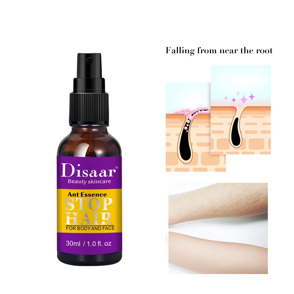 30 мл Перманентный ингибитор роста волос спрей для бороды Бикини Интимные ноги