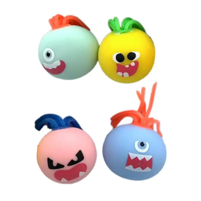 

Halloween Stress RelievingToys Rubber Decompressing Vent Ball Cute Pumpkin Decompressing Soft Ball Toys
