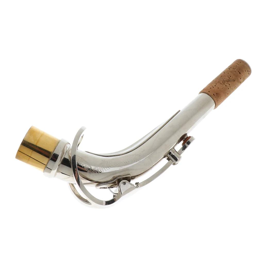 Практичный никелированный ЭБ альт-саксофон изгиб шеи резьба по дереву для