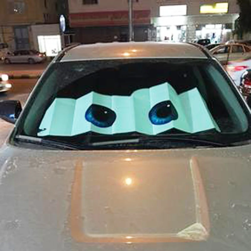 Автомобильный солнцезащитный козырек 130x70 см на лобовое стекло переднее заднее