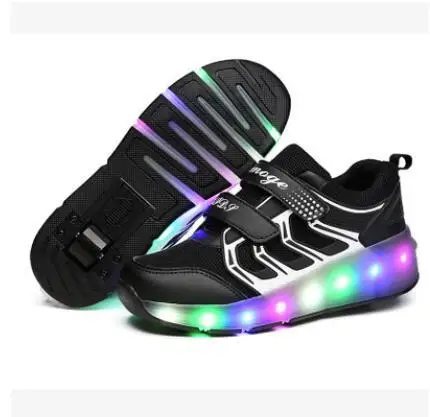 7 Jazzy Heelys детский светодиодный светильник Heelys для мальчиков и девочек детская обувь для роликовых коньков Детские кроссовки с колесами 51301 - Цвет: 7