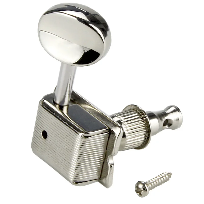 

Guitar Machine Heads Tuners Chrome Locking String Tuning Key Pegs Tuners Set Replacement for Lp, Sg, Tl Electric Guitars