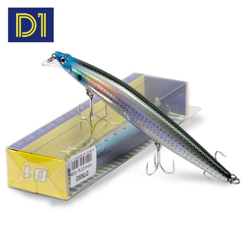 D1 Minnow Fishing Lures 145mm/23.5g 120mm/19.5g Jerkbait Suspending Lure Artificial Hard Wobblers for Bass Trout Accessories