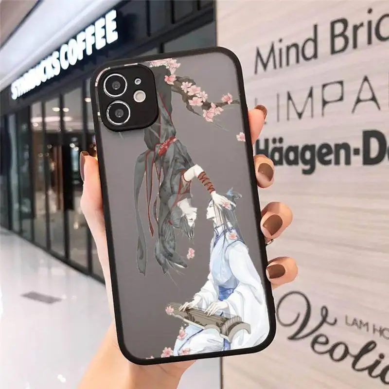 

Anime Dao Master cute Phone Case Matte Transparent for iPhone 7 8 11 12 s mini pro X XS XR MAX Plus cover funda