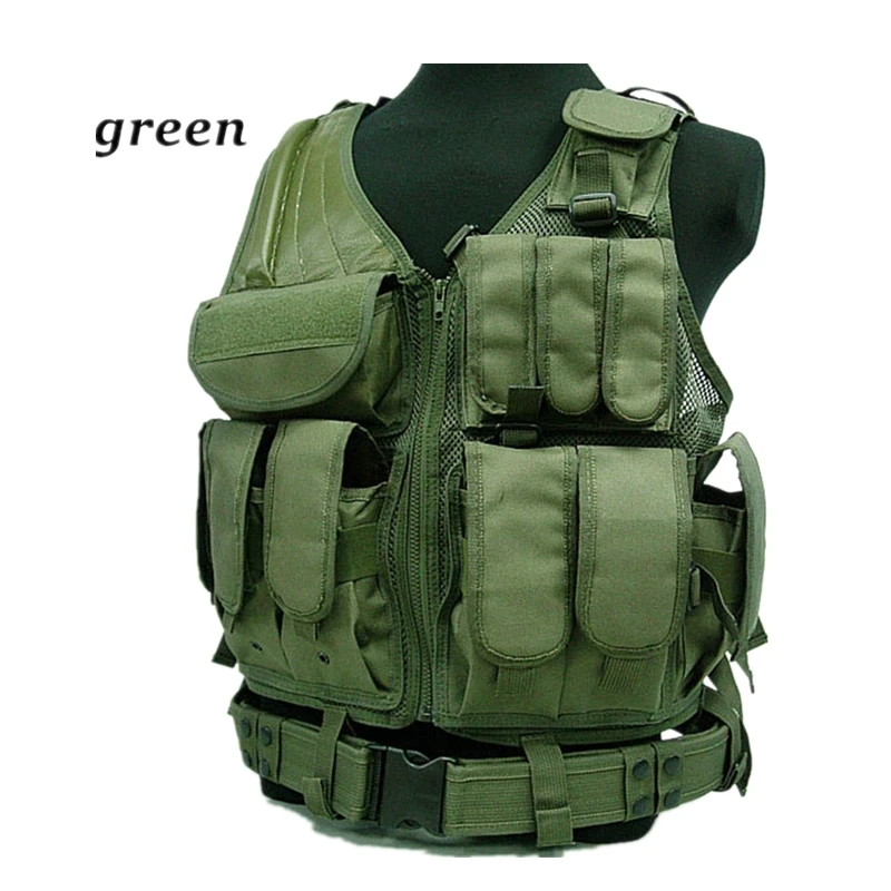 

Уличный мужской армейский жилет облегченный бронежилет сетчатый дышащий жилет мешочки для кобуры военное снаряжение мужские тактические