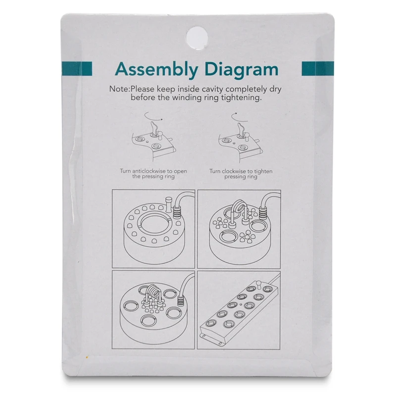 

11Pcs Mist Maker Maintenance Kit, Ceramic Disk Ceramic Disk Key Replacement Parts Kits for Fog Machine