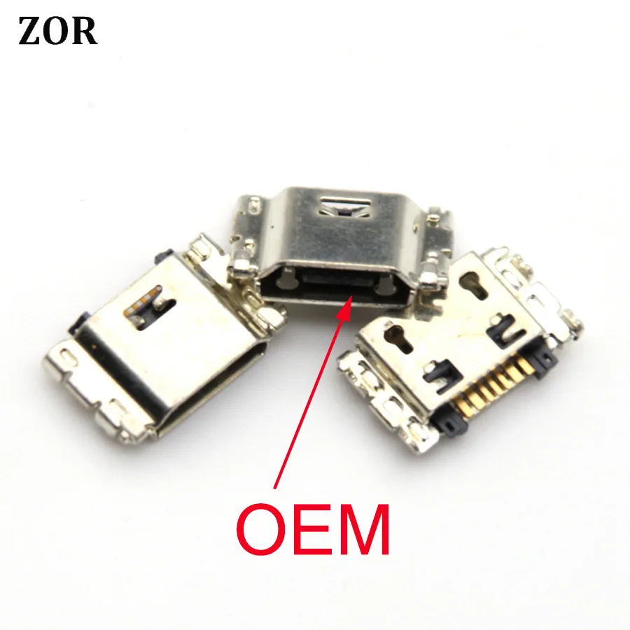 50 шт. 7 контактный разъем Micro USB для зарядки Samsung Galaxy J3 J5 J7 J1 J100 J330 J330F J530 J530F J730