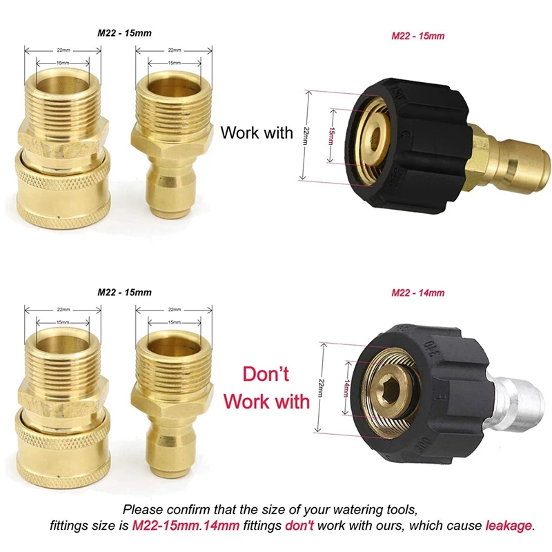 

High Pressure Washer Quick-Disconnect Couplings,Male & Female Connectors