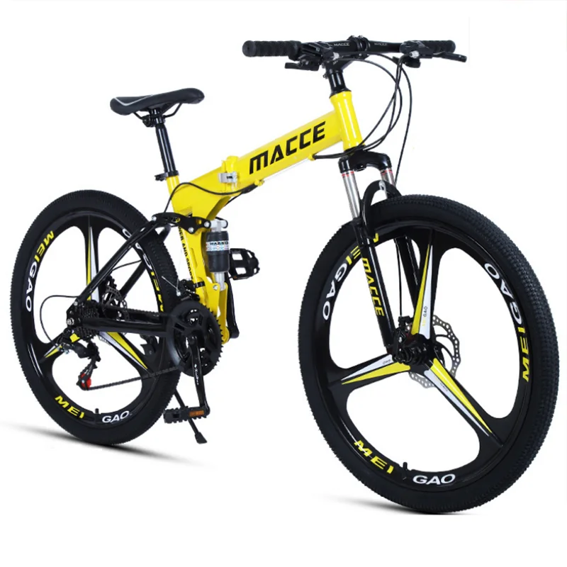 Горный велосипед с рамой из углеродистой стали колесо 24/26 дюйма Скорость 21/24/27 для