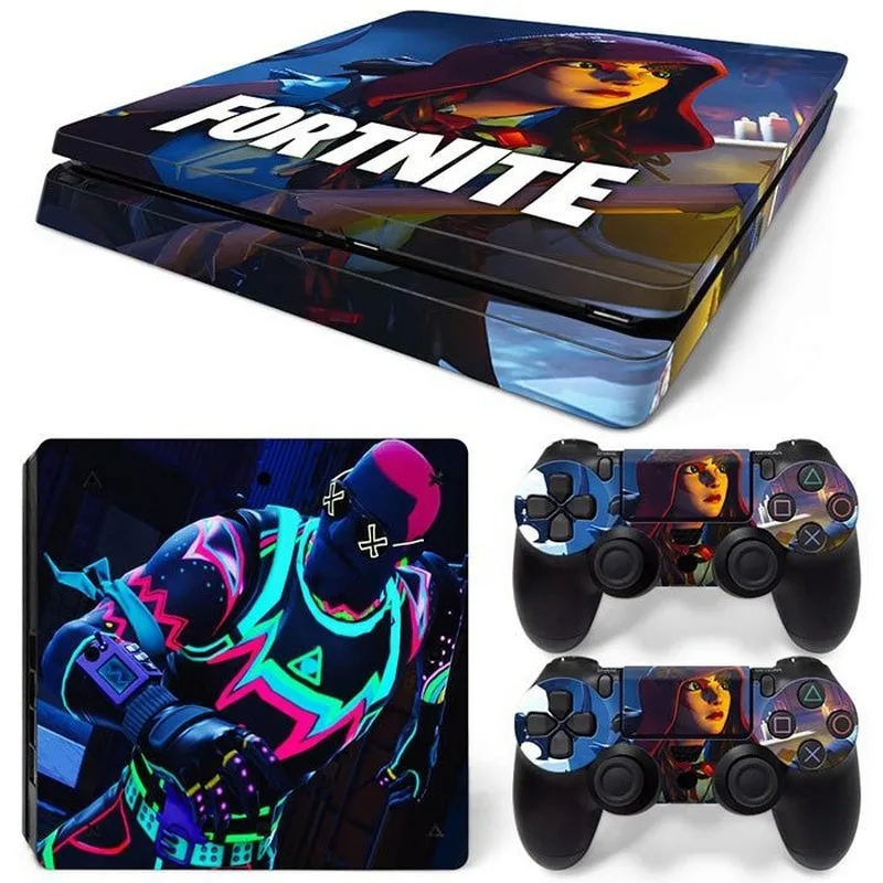 

Fortnite Season 8 for PS4 Slim Console and Controllers Stickers for Ps4 Skin Sticker for Playstation 4 Kids Boys Birthday Gift