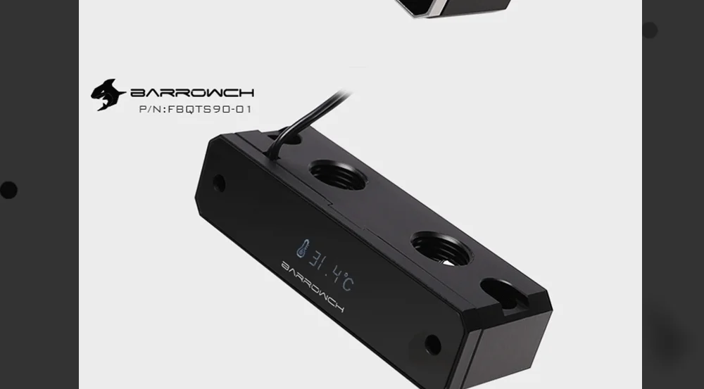 Barrowch FBQTS90-01, цифровой дисплей мост для курган GPU Блок, вертикальный выделенный 90 градусов мост разъем