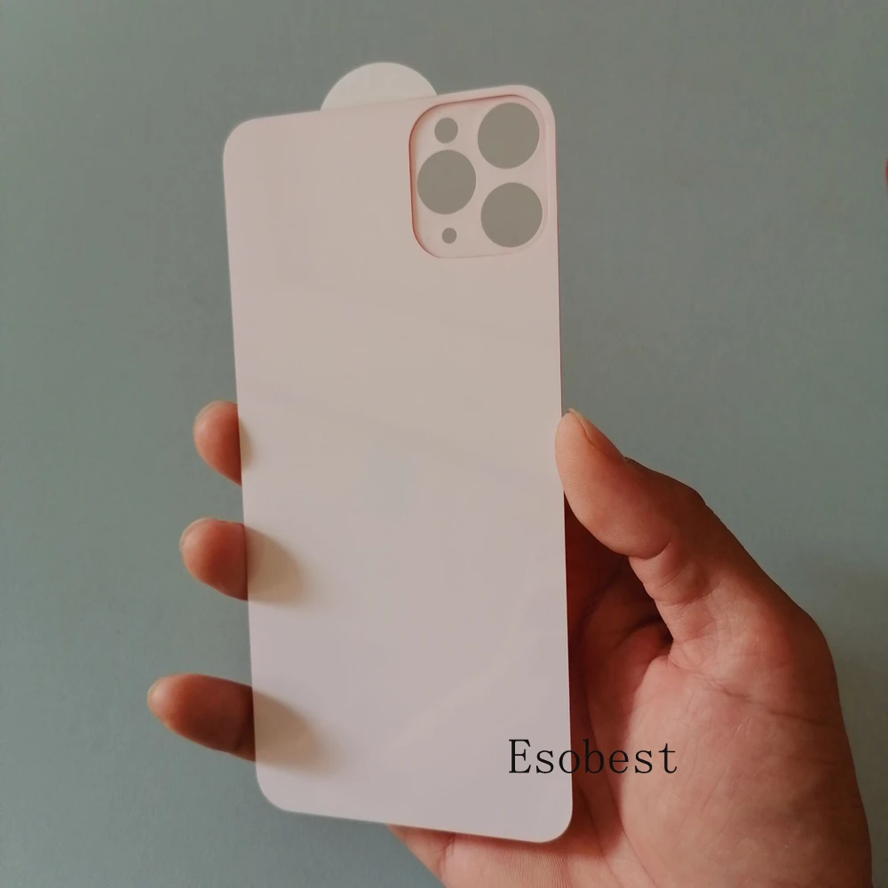 Esobest Новинка заднее стекло для iphone11 pro max полное покрытие Задняя стеклянная Защита
