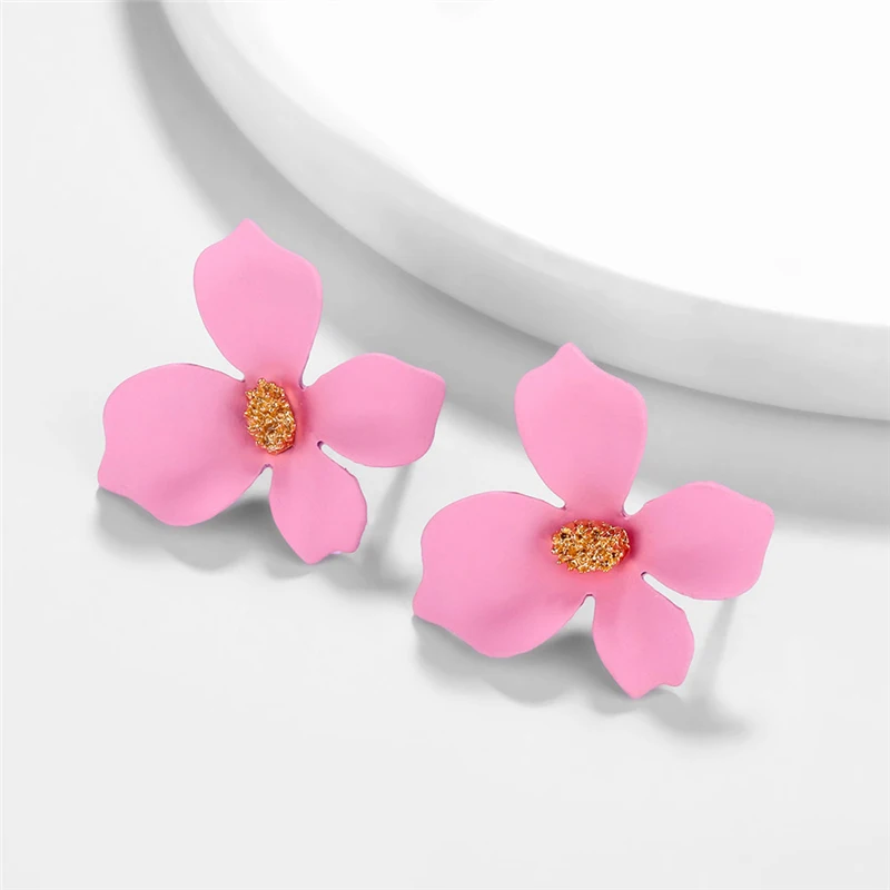 A7 Pink Модные маленький металлический шарик падение серьги в стиле панк золотого и серебряного цвета Цвет Круглый Круг Длинные висячие серьги лучший подарок для Для женщин - Окраска металла: A7 Pink