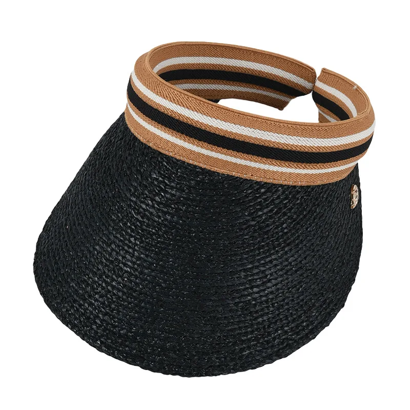 

Straw Hat Womans Hats Bonnets for Women Designer Helen Anti-UV Sunscreen Fashion New Multicolor Raffia Straw Hat Panama Beach