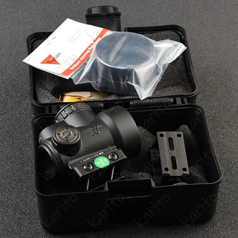 Тактический прицел для винтовки Trijicon MRO Style 1x с красной точкой крепления на
