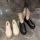 Женские ботинки с подкладкой из хлопка, теплые, водонепроницаемые, универсальные, для снежной погоды, 2020