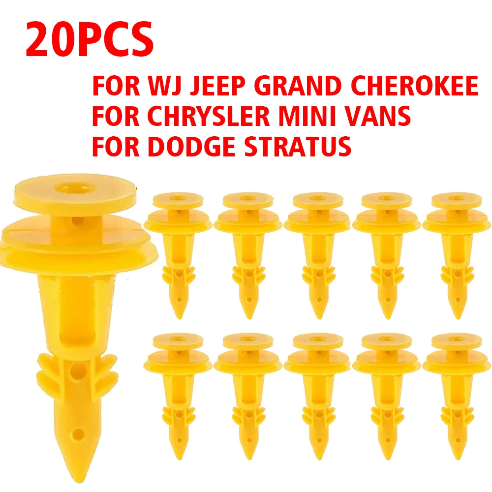 20x Автомобильная задняя дверь панель зажим Фотоэлементы заклепки для WJ Jeep Grand