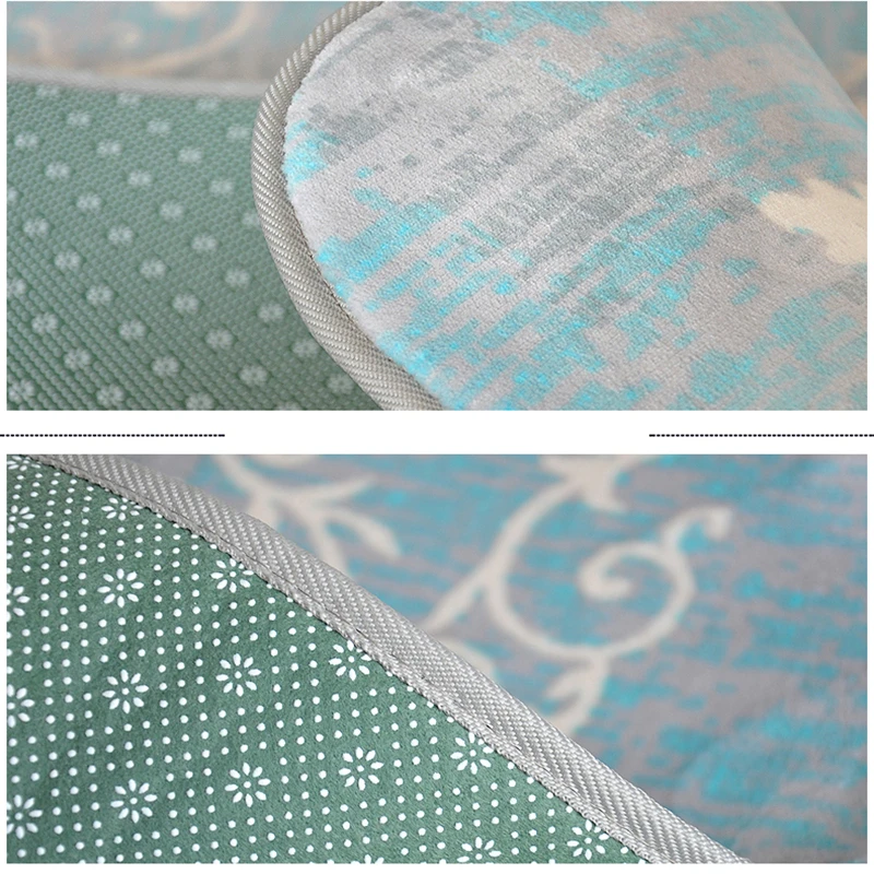 

Pastoral Flannel Rugs Carpets For Home Living Room Luxury Bedroom Floor Mat Coffee Table Area Rug Large Size Floor Mat