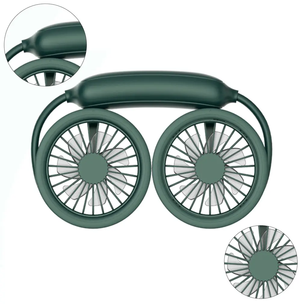 

WS36S Neck Fan Storage Folding Fan With 7-leaf Fan Leaf Design Touch Switch Flexible Bending Neck Fan