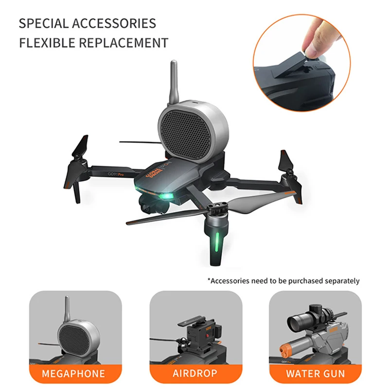 

PGY NEW 120 degree wide-angle HD, pixel 4K GPS Drone with Camera 2-Axis Profesional Dron Quadrocopter VS SG906 PRO FIMI Zino