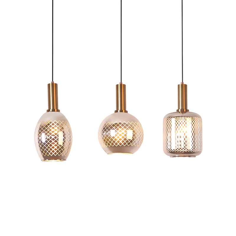 Современные светодиодные металлические подвесные светильники из кованого