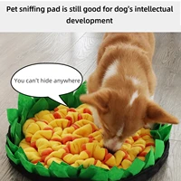 2021 new sniffing mat dog sniffing mat puzzle anti slip feeding mat interactive dog foraging mat pet slow feeding training pad