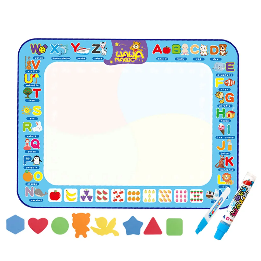 Волшебный коврик детская цветная магнитная доска для рисования большая игрушка