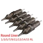 Круглый защитный Перманентный макияж тату иглы картридж поставка 1357911131415 RL