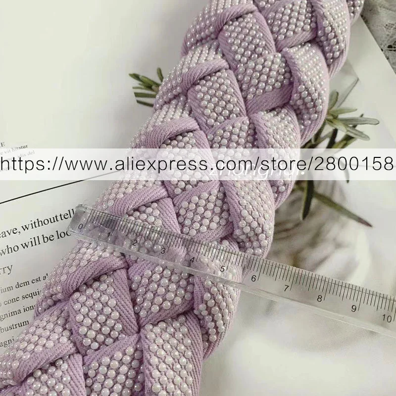 Fashion Rhinestone Pearl Twist Bridal Wedding Party Shoes Accessories For high Heels Flats Slipper Shoe Decorations flower