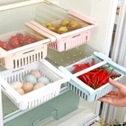 Органайзер для хранения продуктов, креативный выдвижной ящик для холодильника, корзины для фруктов, настольные органайзеры, кухонные принадлежности