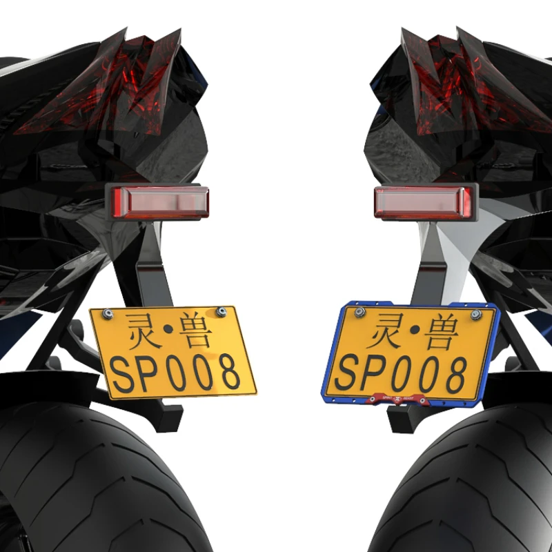 Держатель рамки номерного знака мотоцикла Spirit Beast для Yamaha Honda Bobber Benelli Ducati Bmw Aprilia