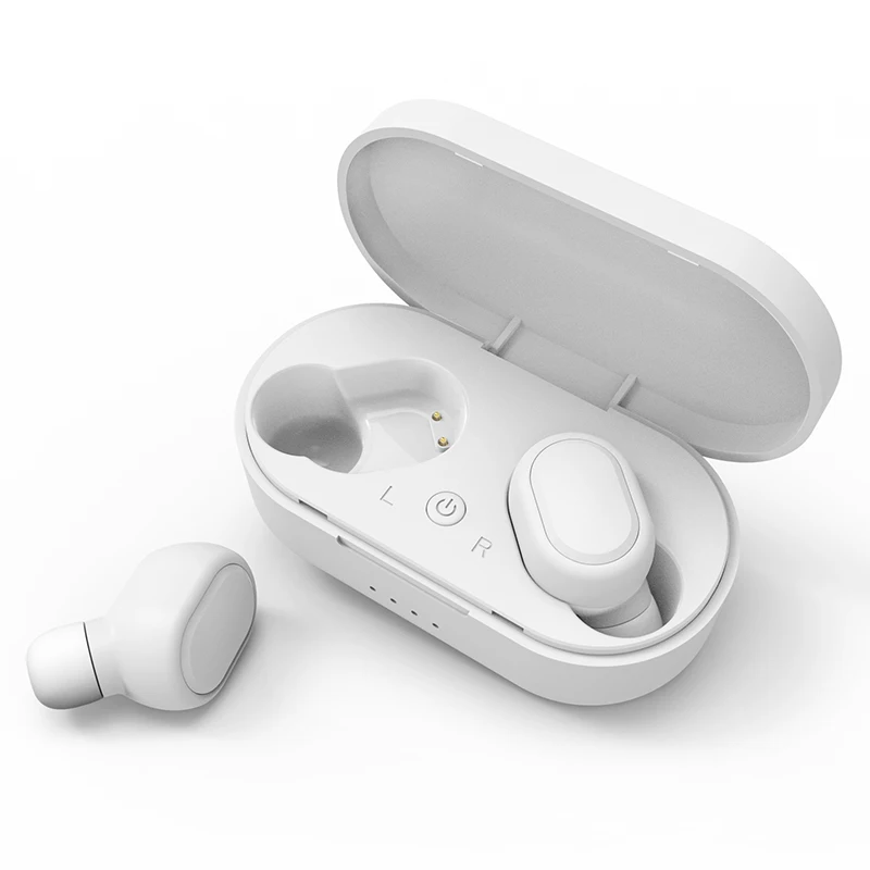 TWS M1 беспроводные Bluetooth гарнитуры воздушные точки наушники беспроводные наушники с микрофоном для iPhone Xiaomi huawei samsung телефон - Color: white