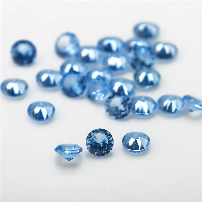 

Wuzhou 3A hot saling cz stone 500 pcs/lot 1.4mm-1.8mm high quality 106# Synthetic Spinel for making necklace