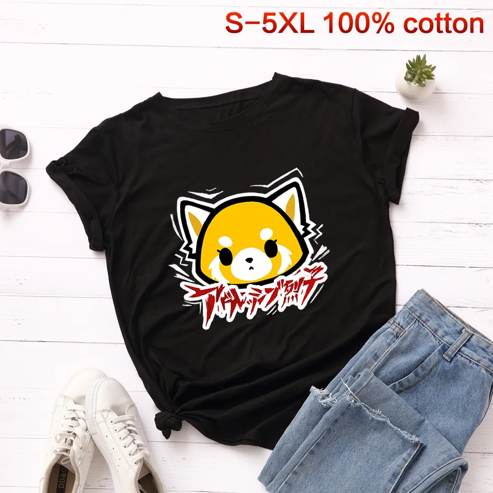 Женская футболка с коротким рукавом и круглым вырезом разноцветная хлопковая