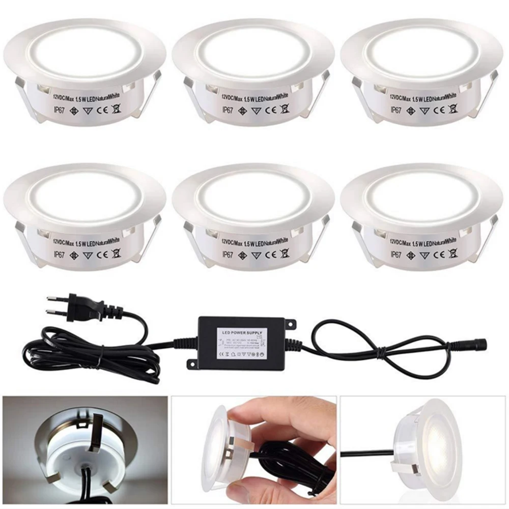 

Водонепроницаемый светодиодный палубный светильник, утопленная лампа для подземного ландшафта, лестницы, настенный Точечный светильник д...