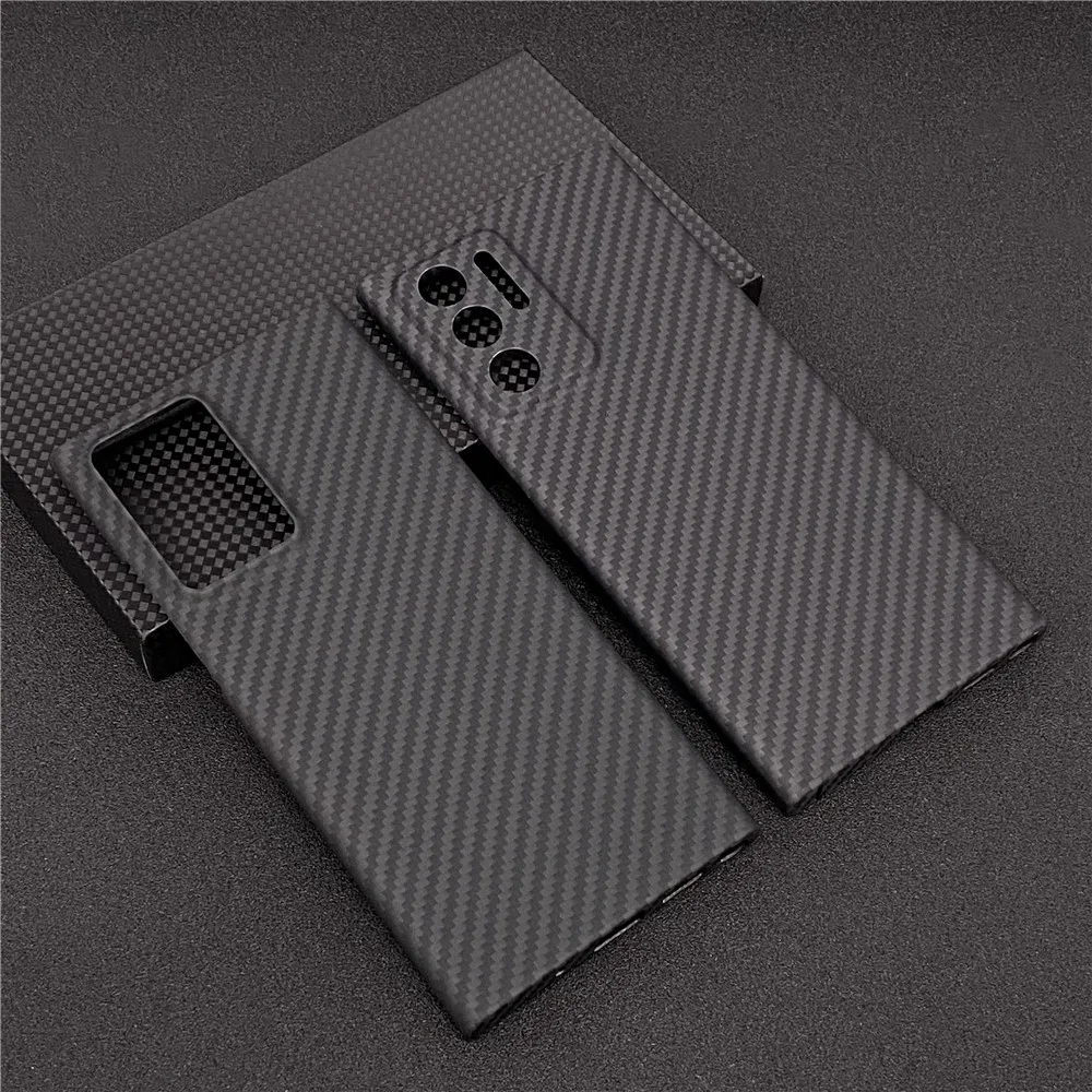 

Real Carbon Fiber Lens Protection Phone Case for Samsung Galaxy Note 20 Ultra Carbon Fiber Hard Cover Cases