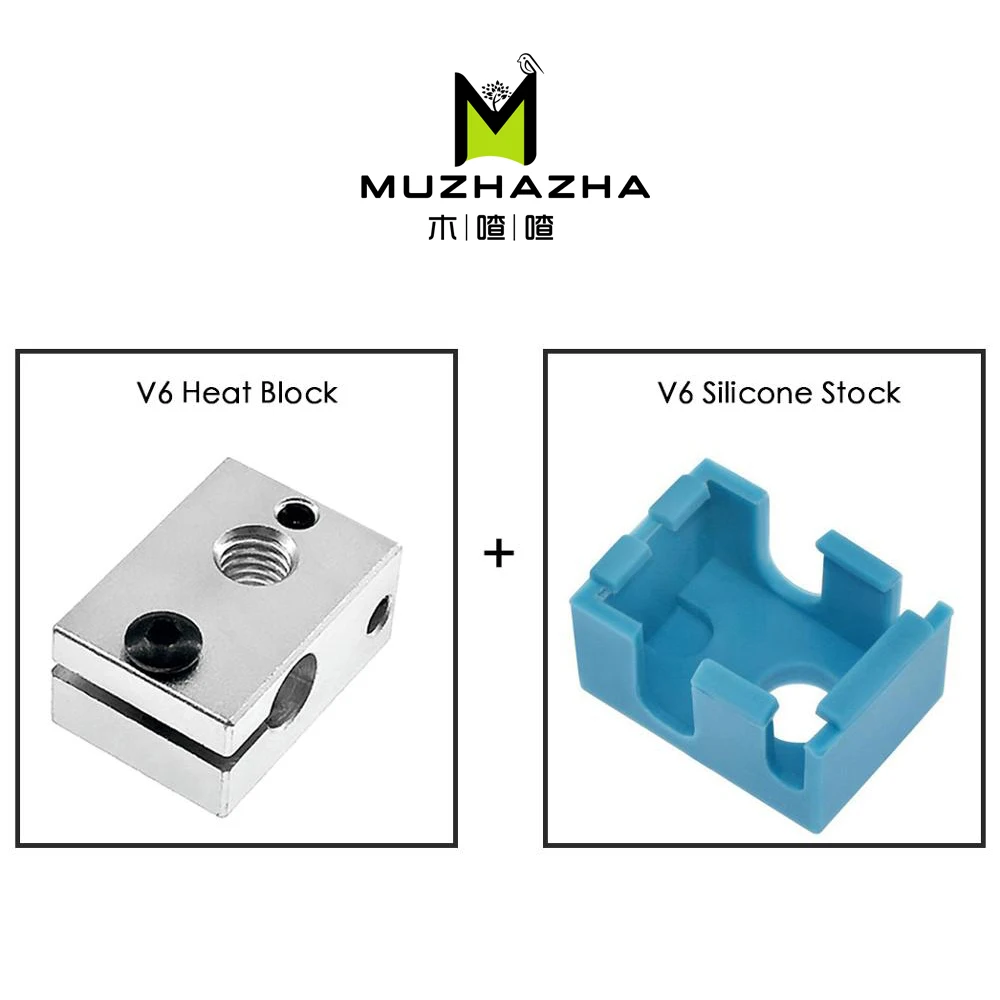Детали для 3D принтера блок нагревателя E3D V6 Официальный алюминиевый J head Hotend Bowden