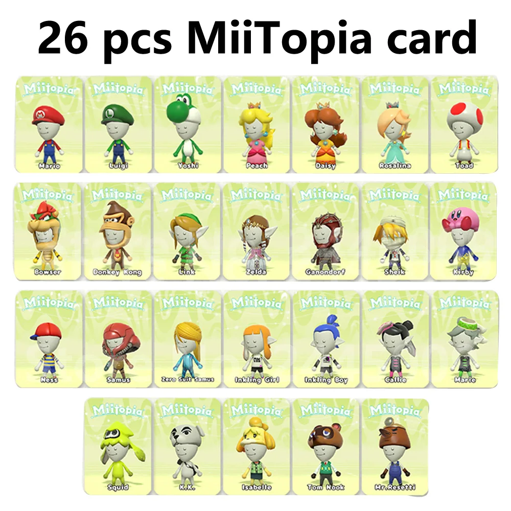 Карта MiiTopia amxxbo карта nfc разблокировка одежды для NS Switch игры amiiboen|Карты контроля
