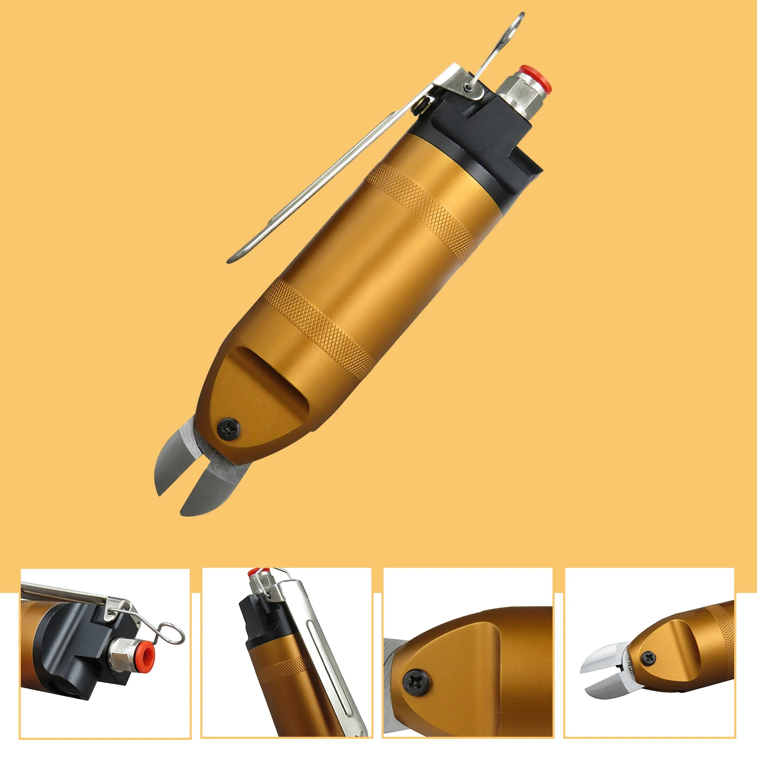 Пневматический воздушный обжимные клещи 2 0 мм Железная проволока зажим сдвига