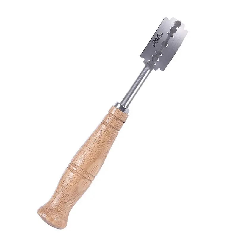 

Bread Cutters With 5PCS Replacement Blades Baking Knife Tools For Western Baguette French Toast Cutter Bagel Arc Curved Knife