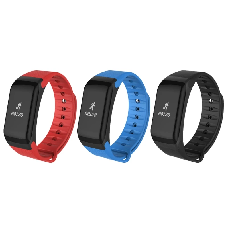 

F1 Bluetooth Blood Pressure Heart Rate Monitor Health Smart Wristband Bracelet