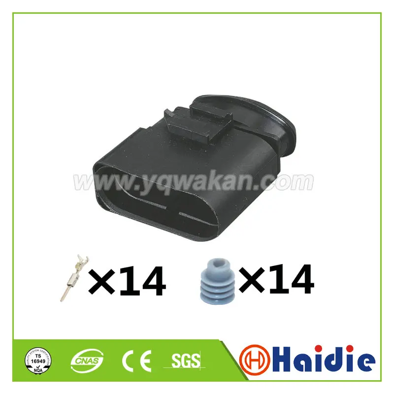 

Free shipping 1set VW 14pin 1.5mm xenon headlights lamp-socket 09G gearbox plug connector 6X0973817 6X0 973 817