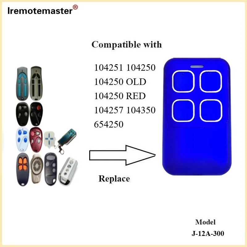 

280-868 МГц пульт дистанционного управления AVIDSEN клон 433 МГц 868 МГц для 104251 104250/104250 старого/654250 пульта дистанционного управления гаражной дверью