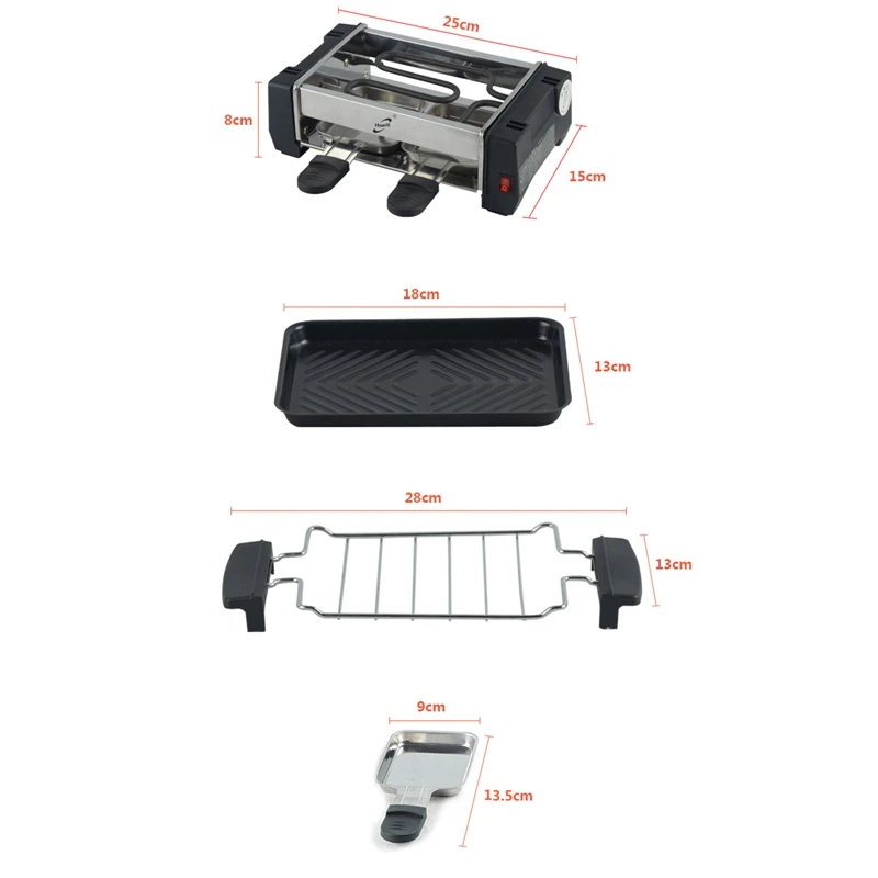 2021 new multifunction electric bbq grill smokeless barbecue bbq stove non stick plate takoyaki machine 220v free global shipping